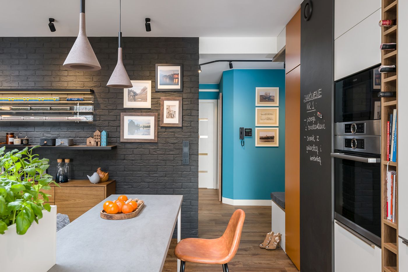 Mieszkanie 3-pokojowe 68m², Wrocław – kompleksowy projekt wnętrza – zdjęcie 4