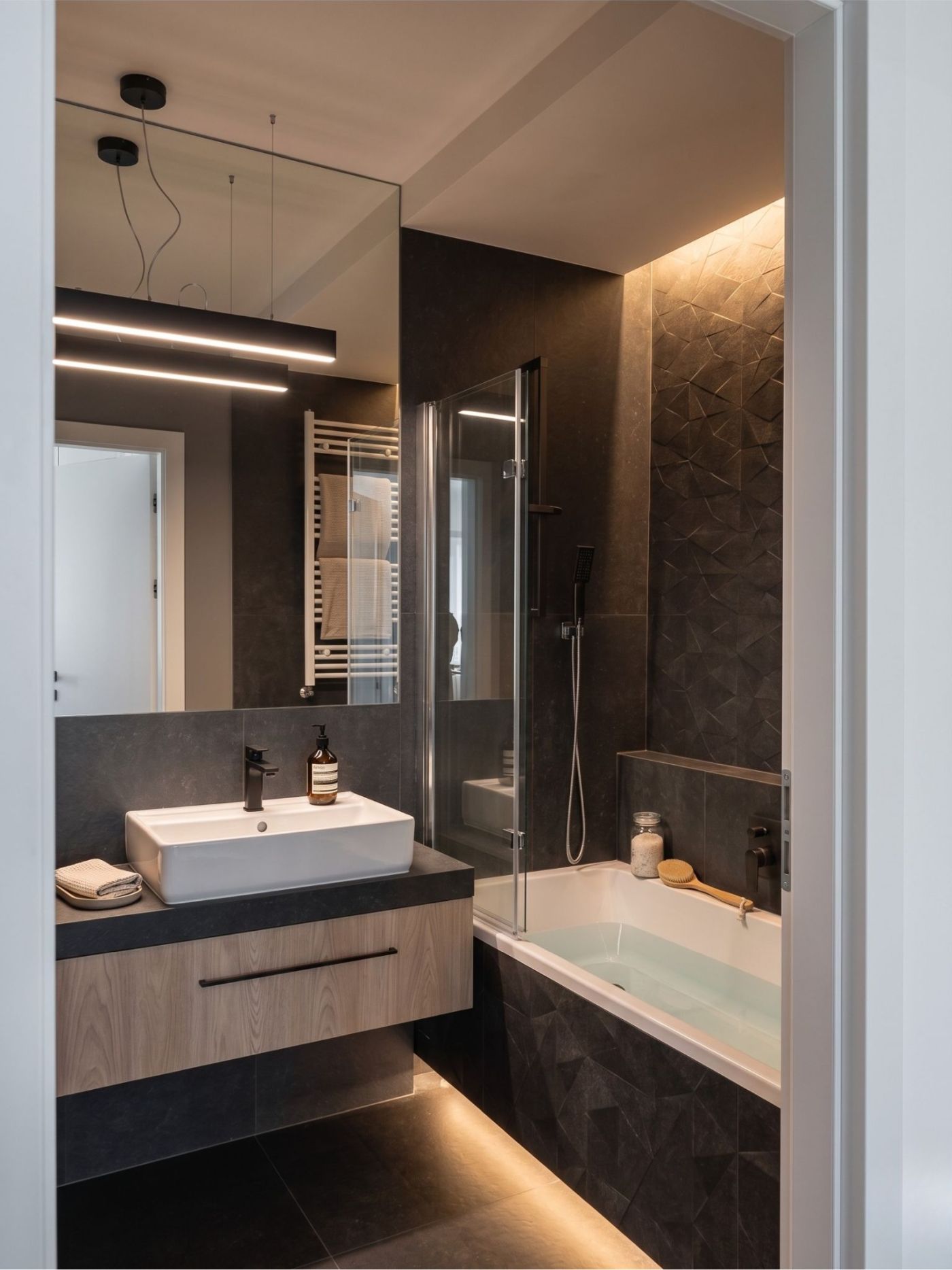 Mieszkanie deweloperskie 3-pokojowe 54m², Wrocław – kompleksowy projekt wnętrz – zdjęcie 1
